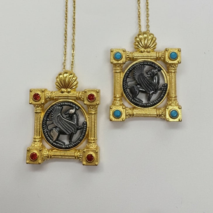 Imperial Winged Lion Necklace