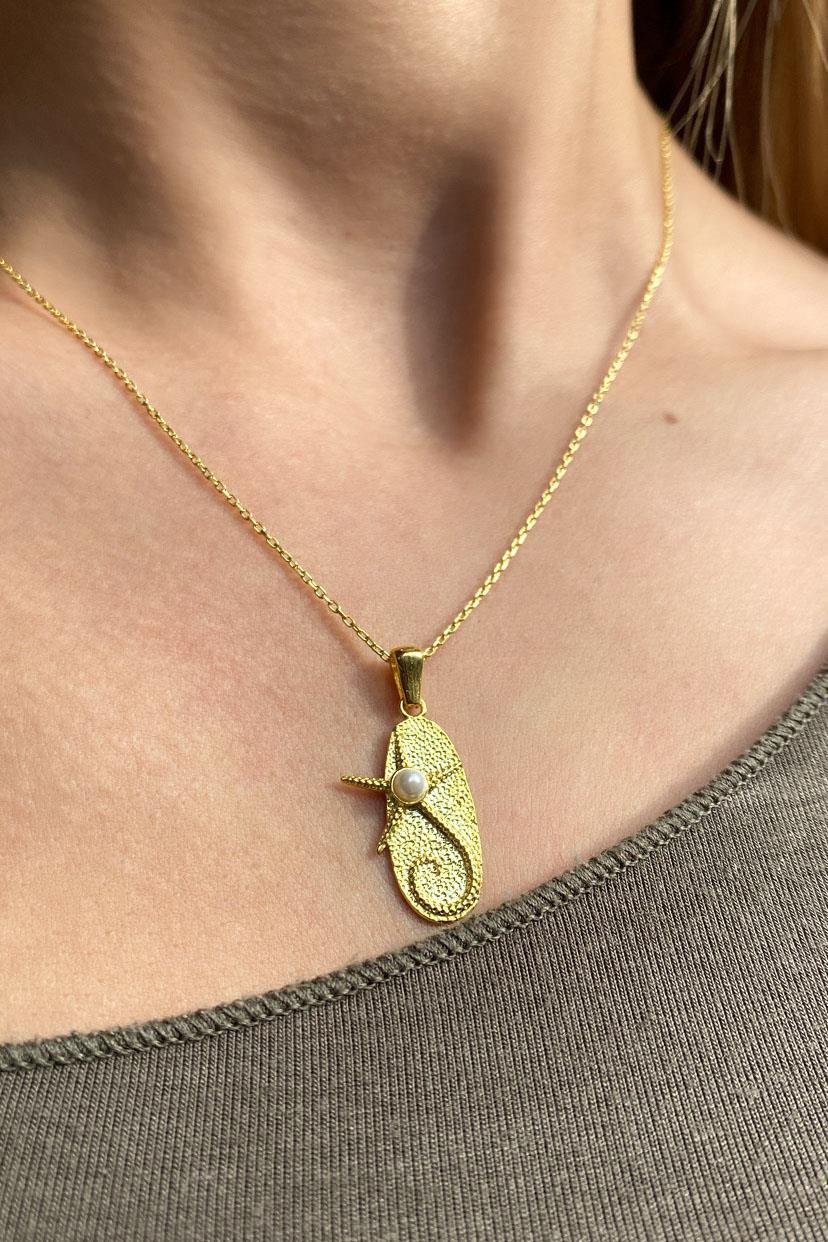 Starfish Pearl Necklace