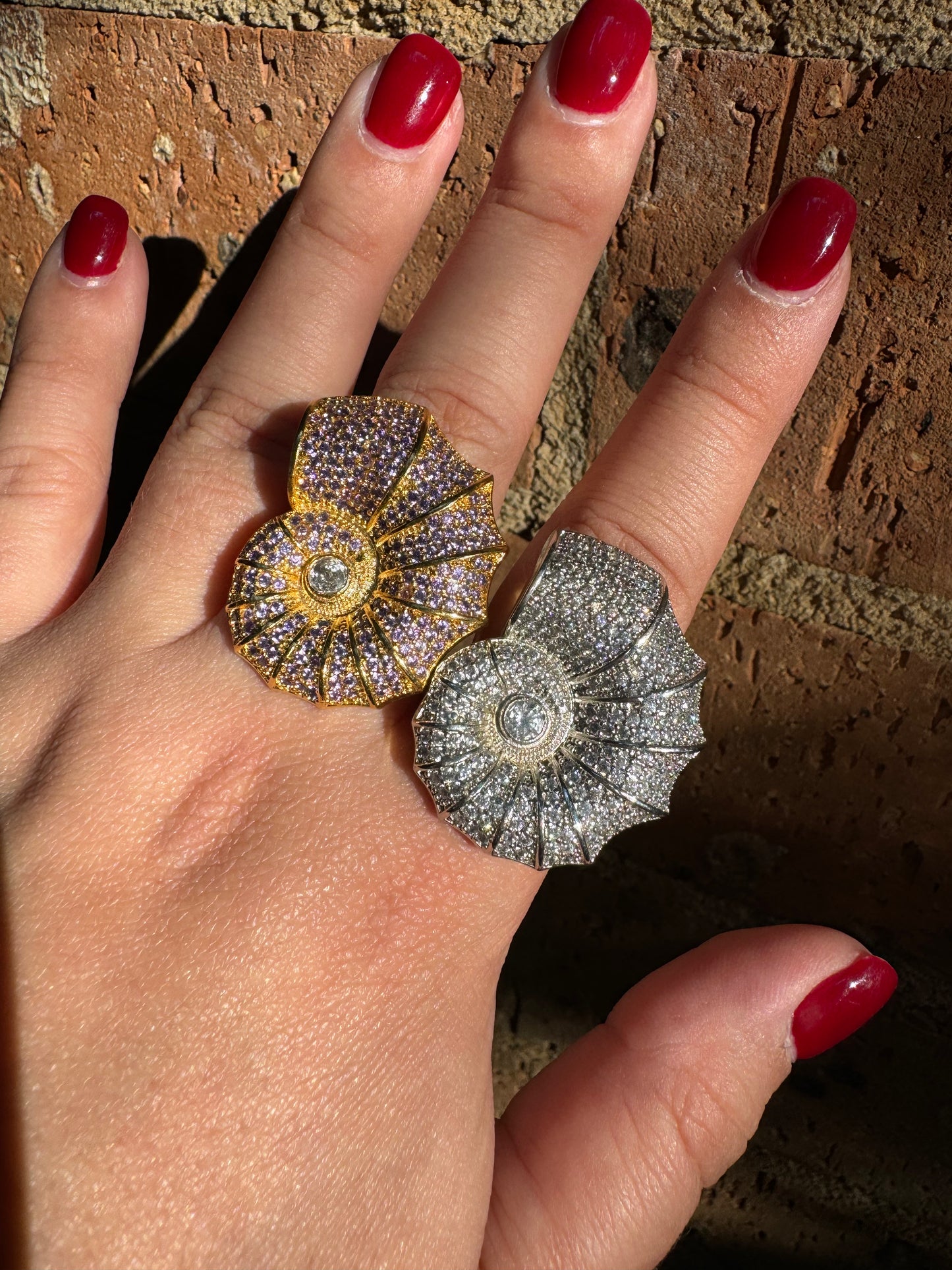 Malva Shell Ring