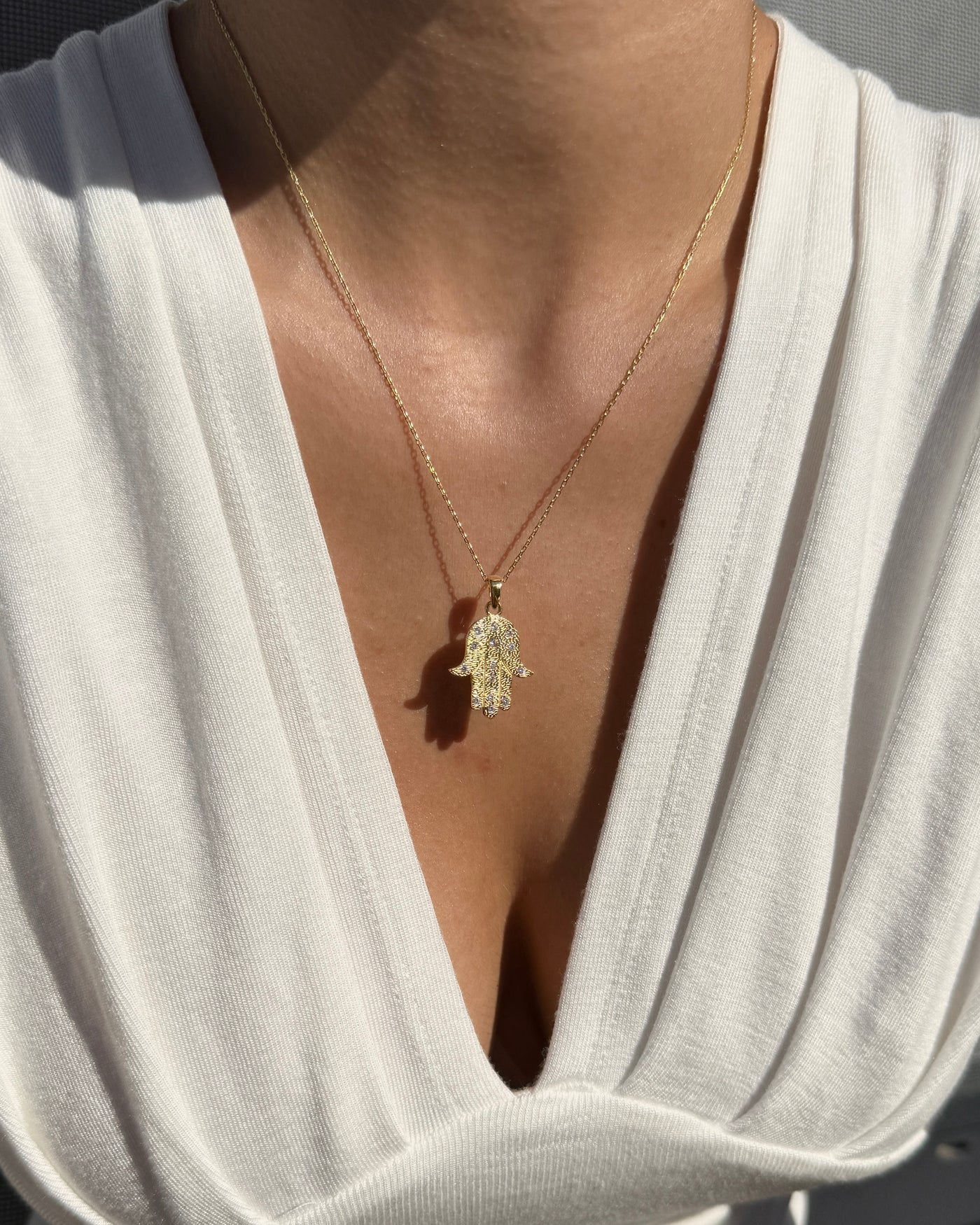 Hamsa Hand Necklace