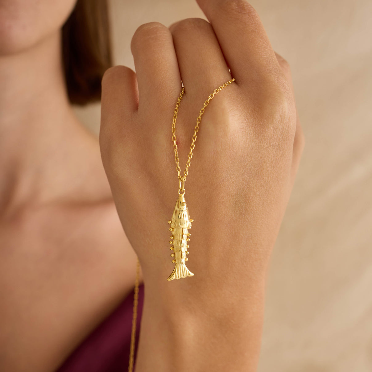 Minela Fish Necklace
