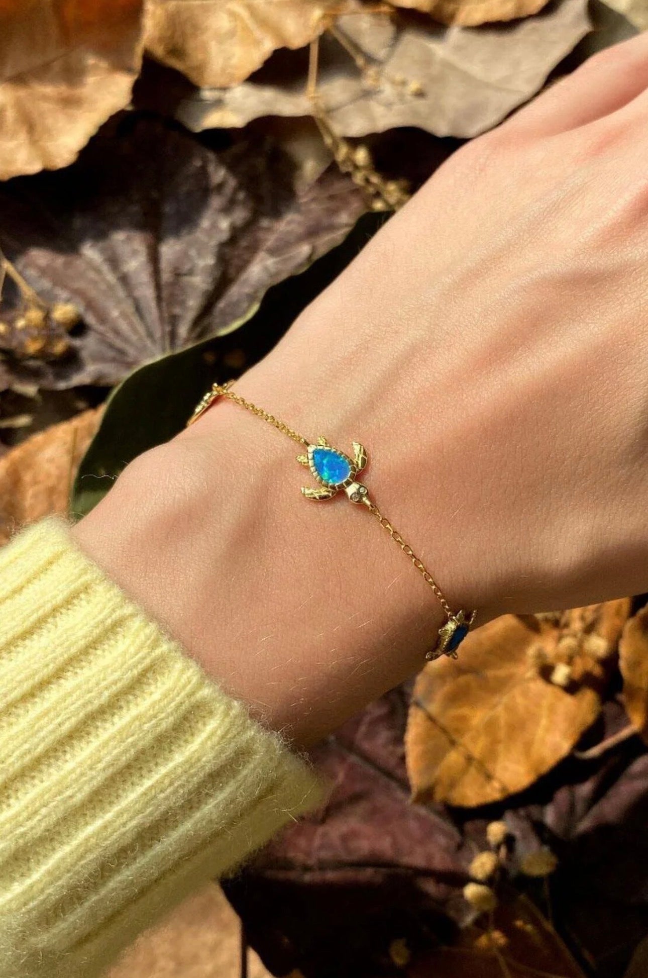 Turtle Opal Bracelet