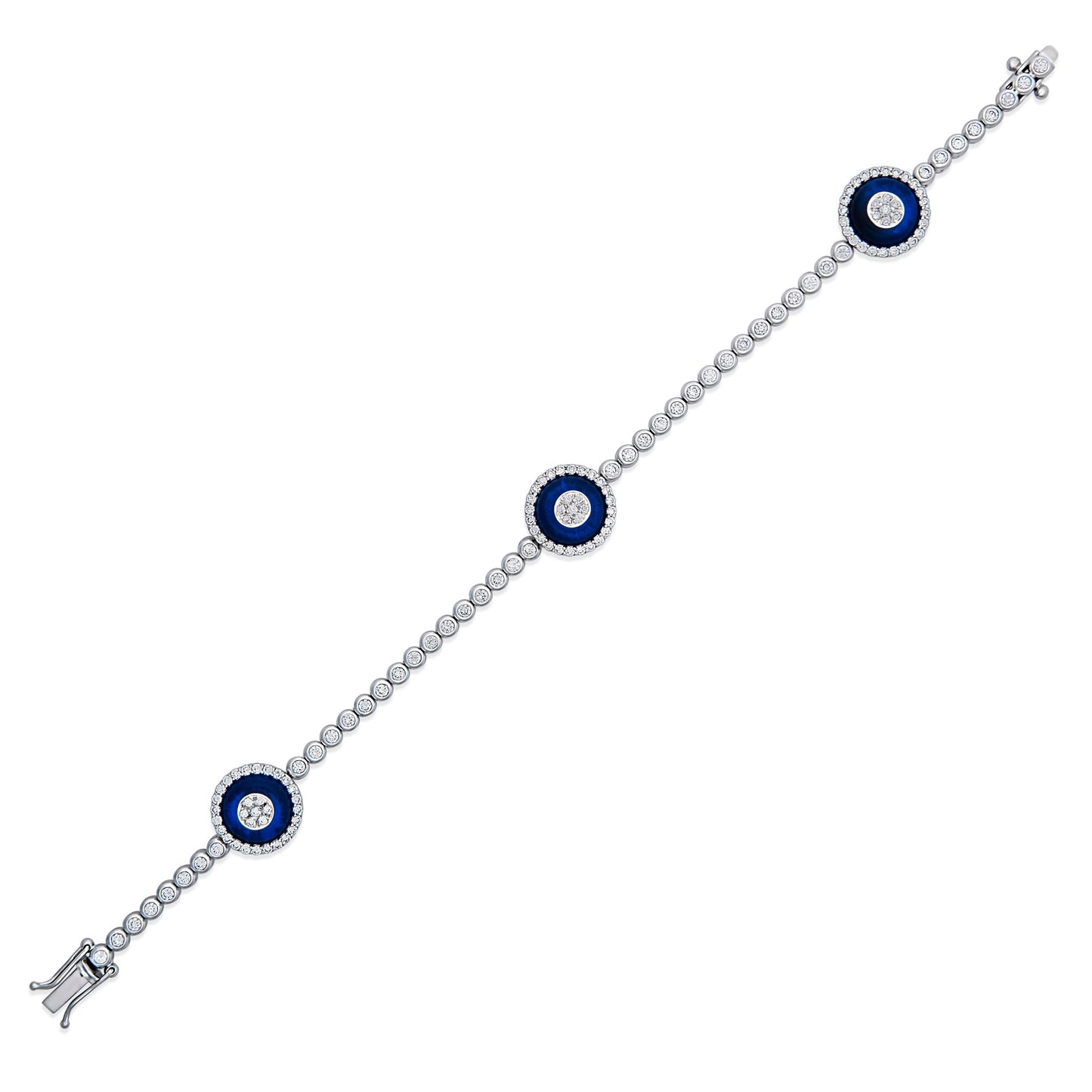 Cubic Zirconia Nazar Bracelet