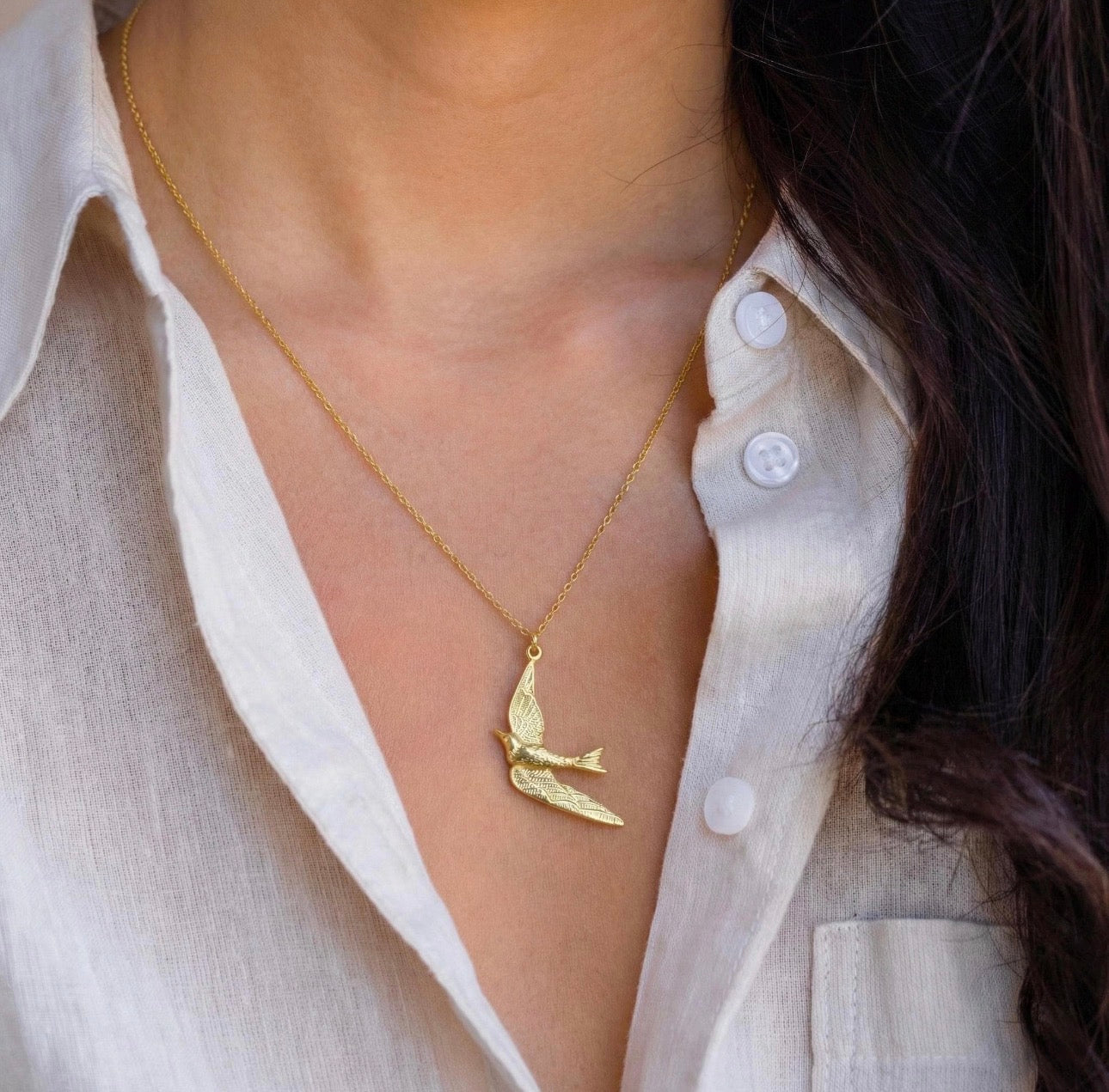 Swallow Earrings & Necklace Set