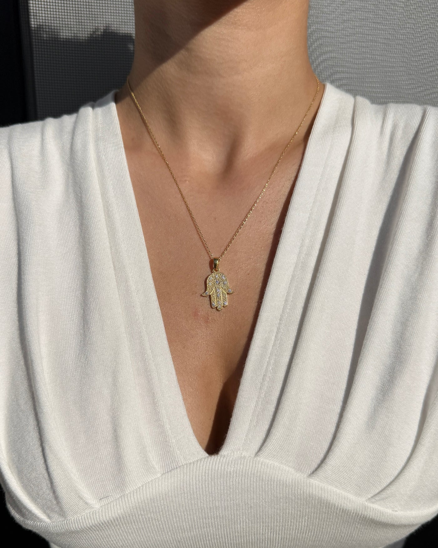 Hamsa Hand Necklace