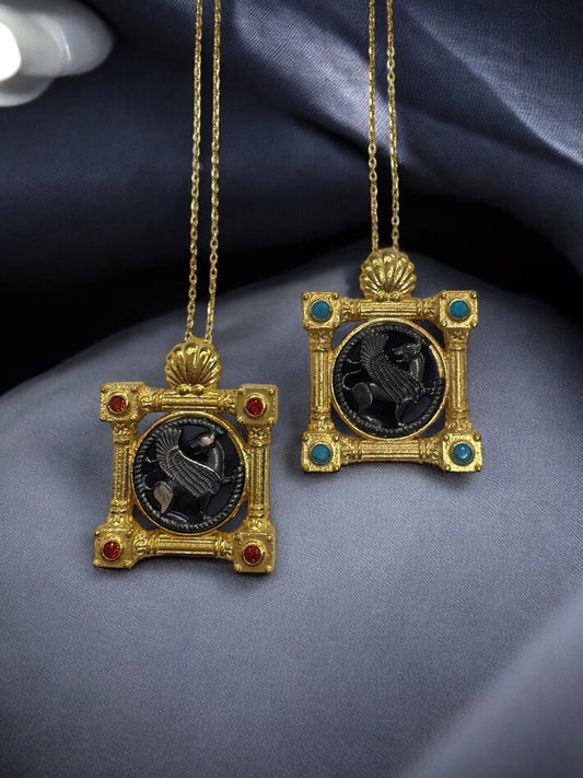 Imperial Winged Lion Necklace