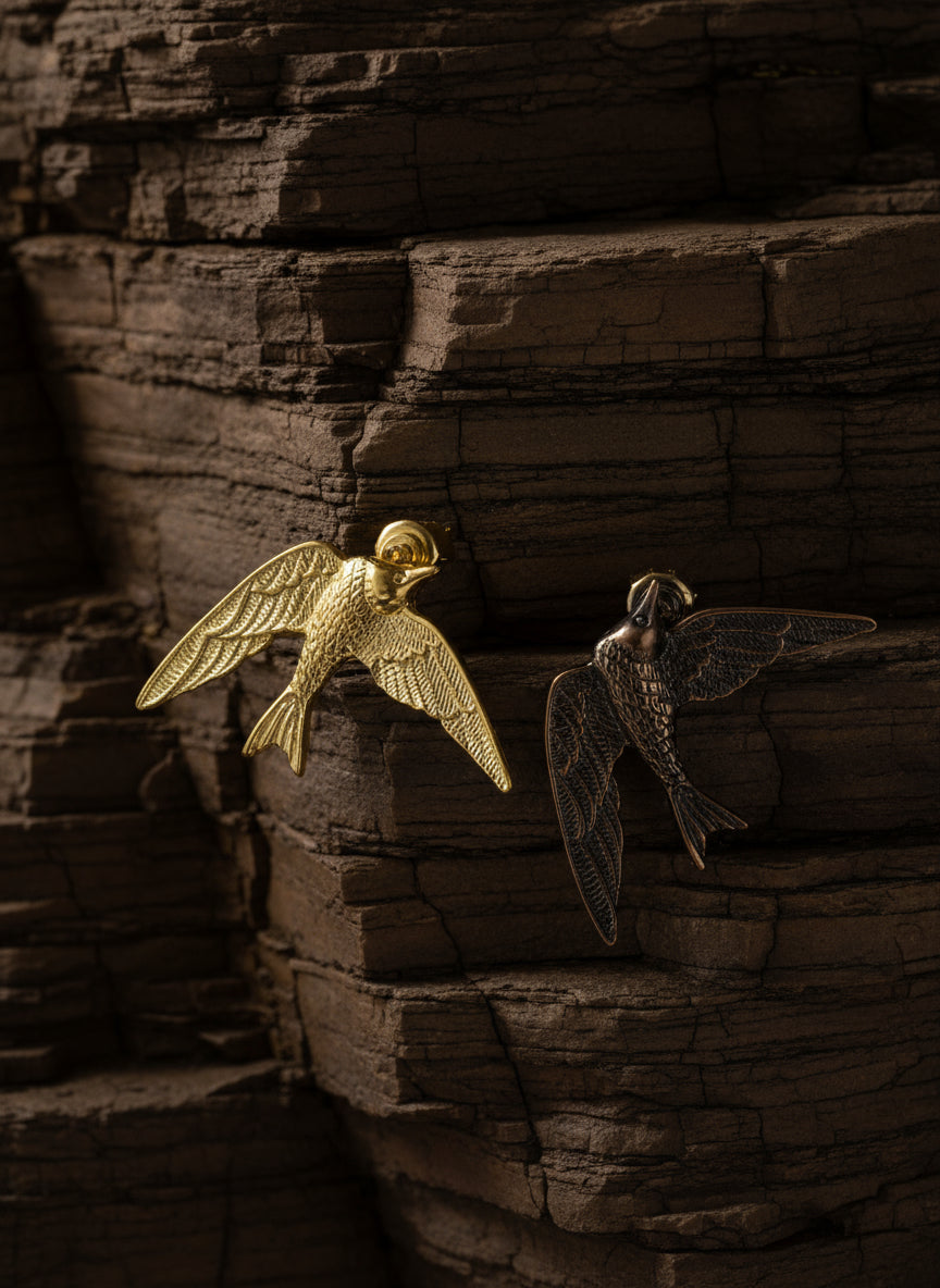 Swallow Earrings & Necklace Set