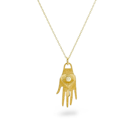 Arvela Hand Necklace