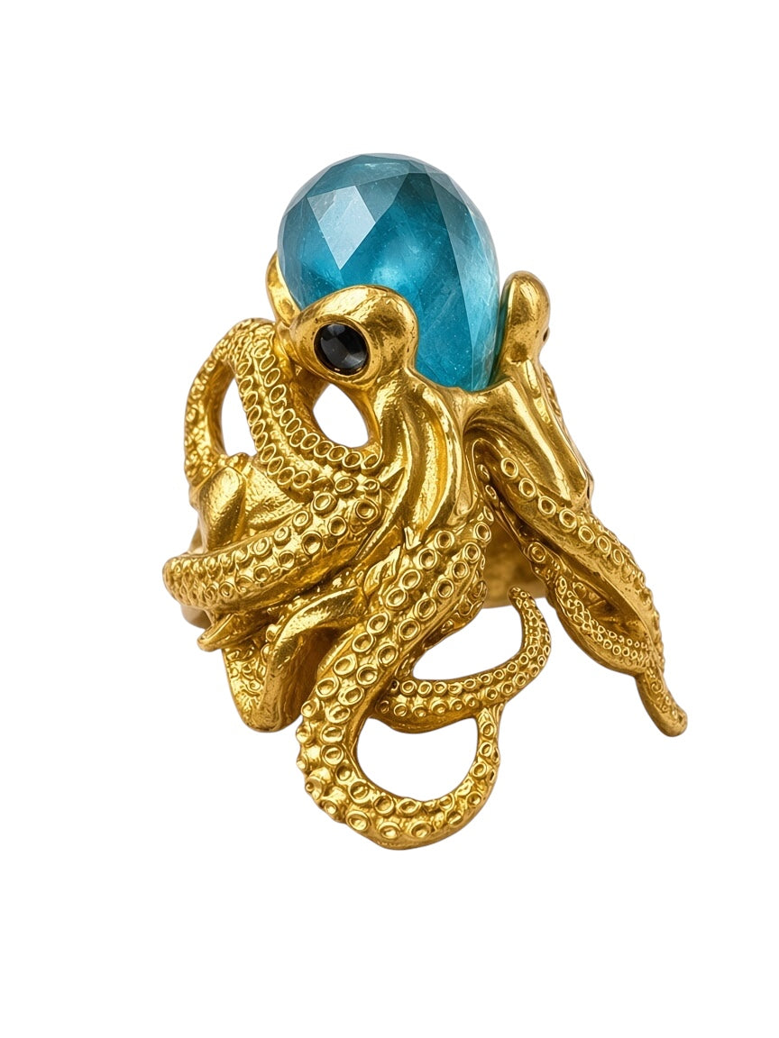 Kraken Octopus Ring