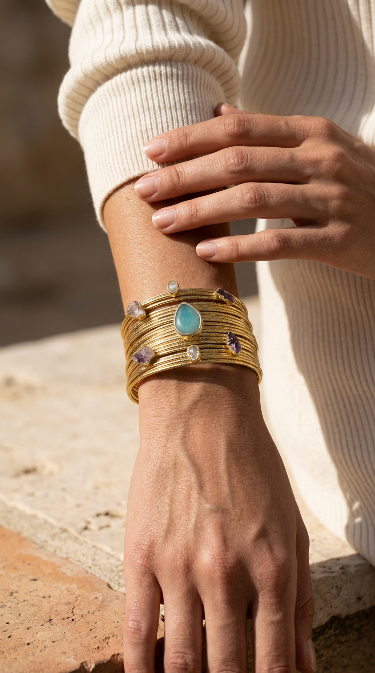 Alessa Bracelet & Ring Set