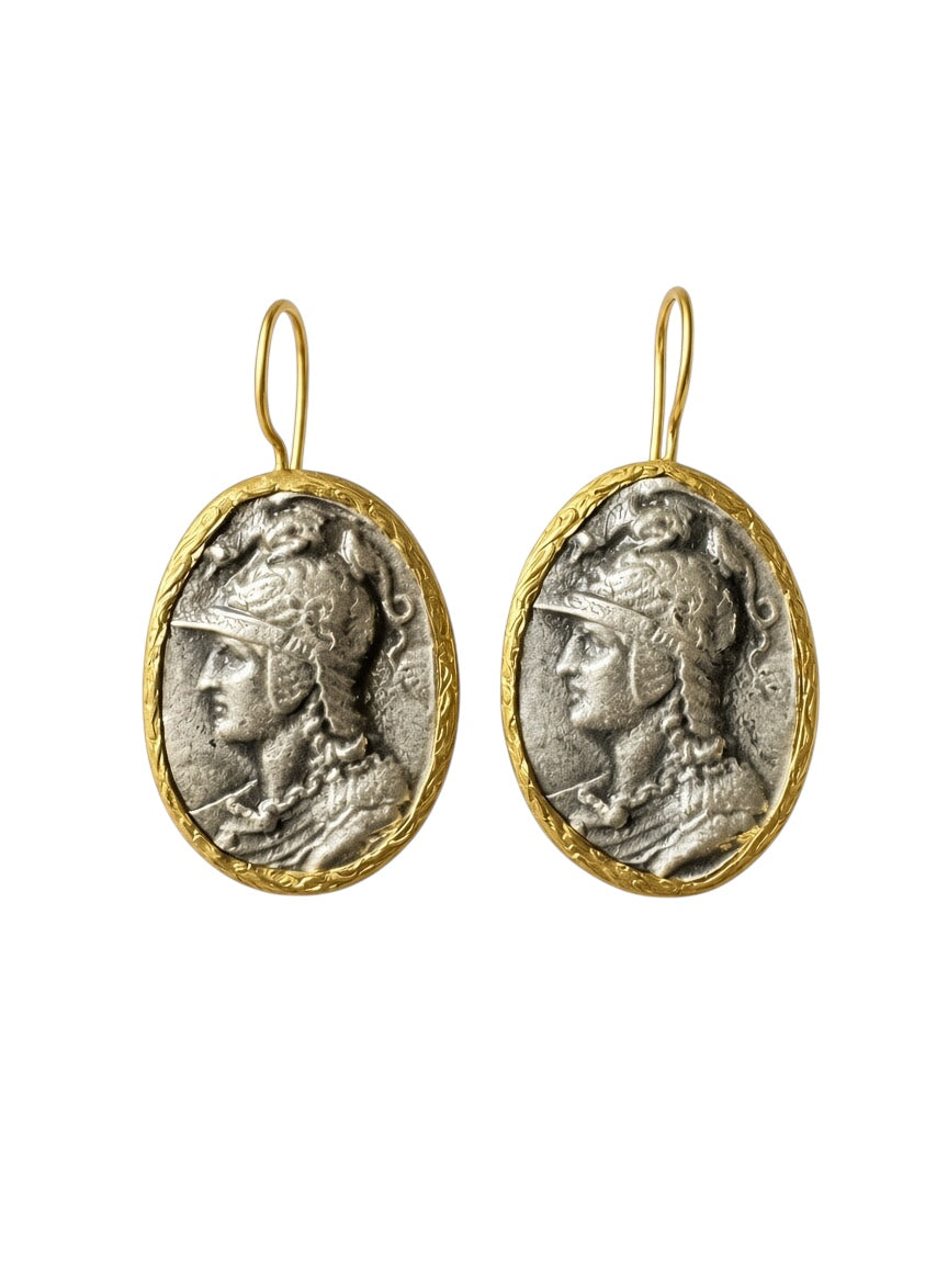 Ancient Coin Earrings