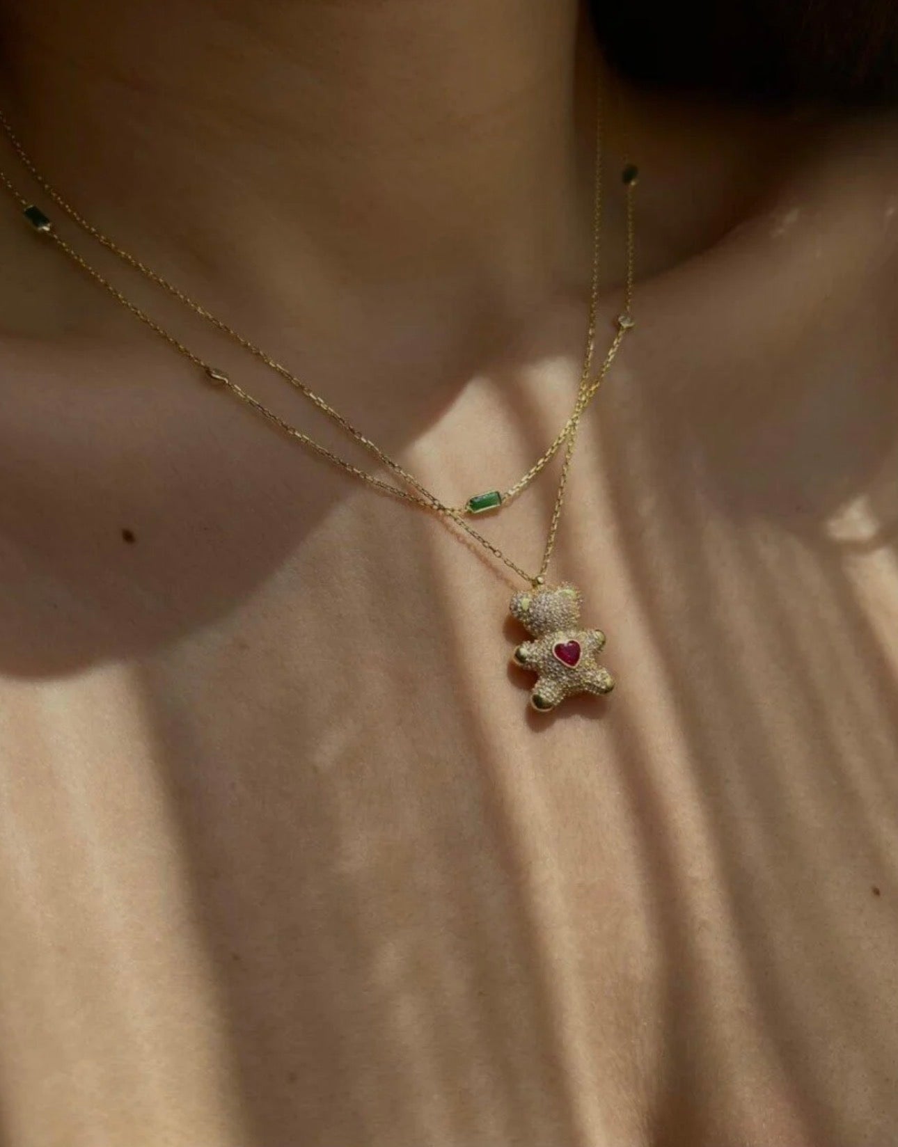 Teddy Bear Necklace