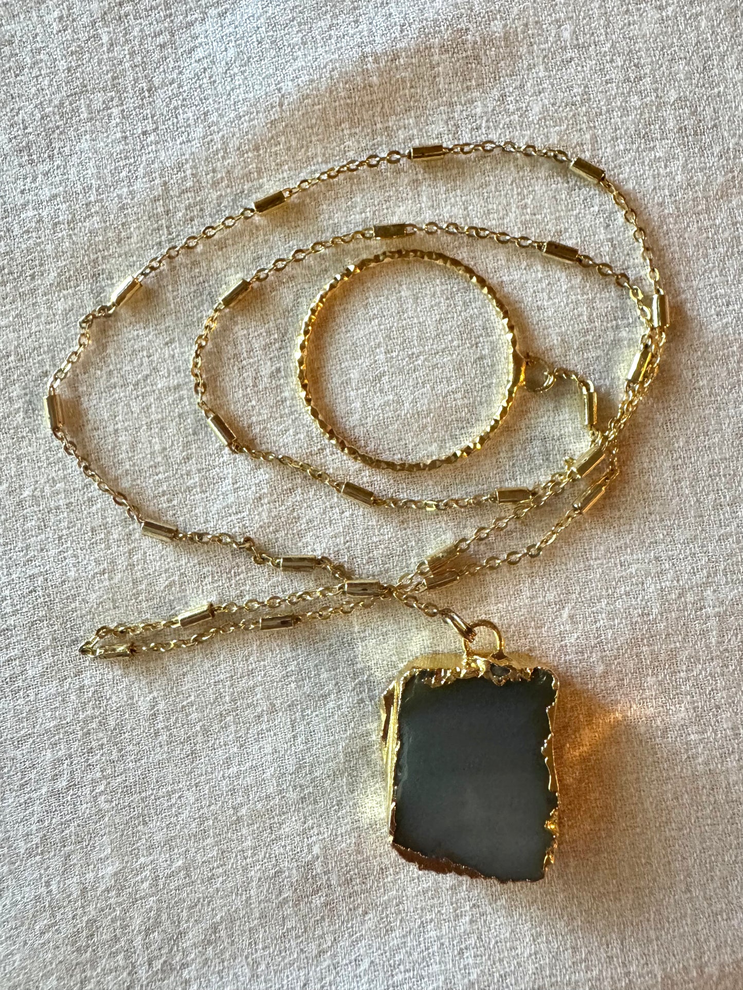 Agate Stone Necklace