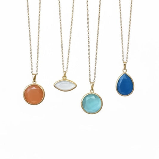 Cats Eye Stone Necklace