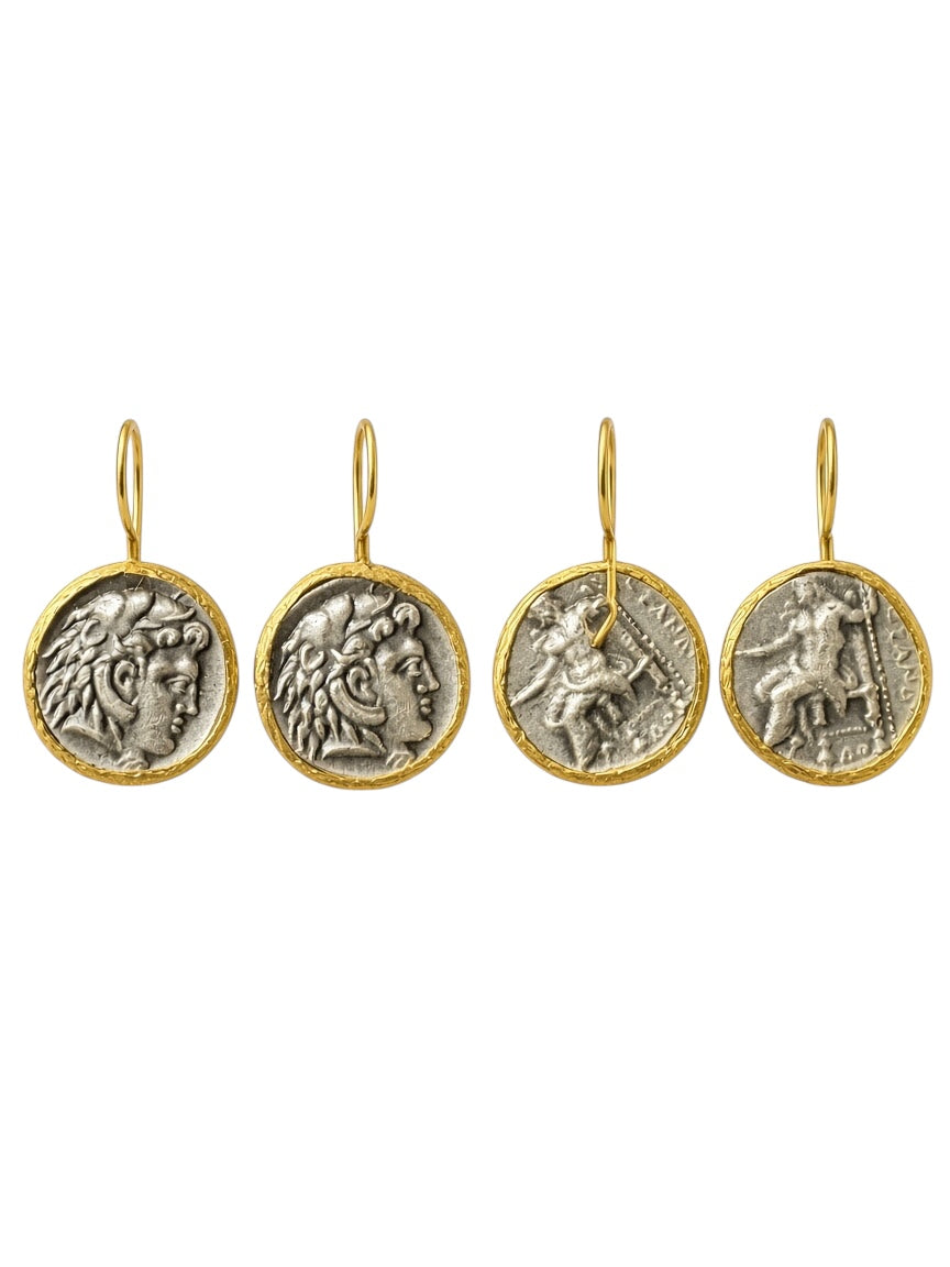 Ancient Coin Earrings