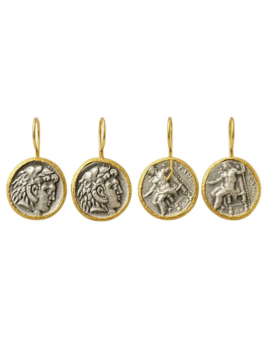 Ancient Coin Earrings