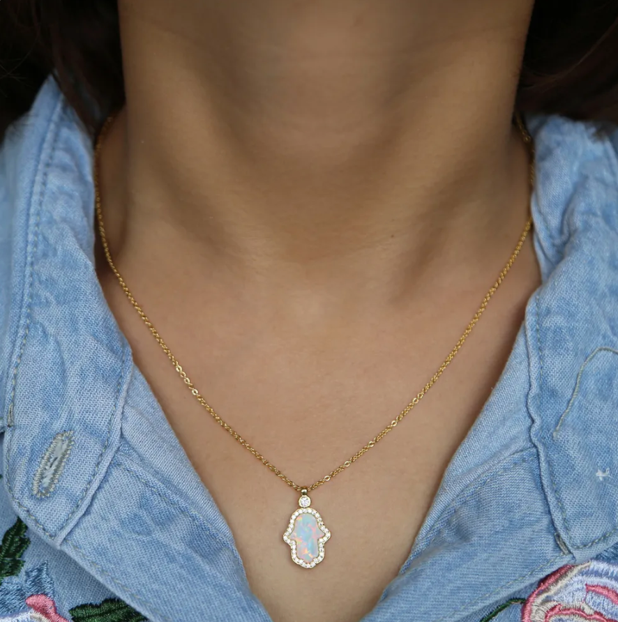 Nefeli Opal Necklace