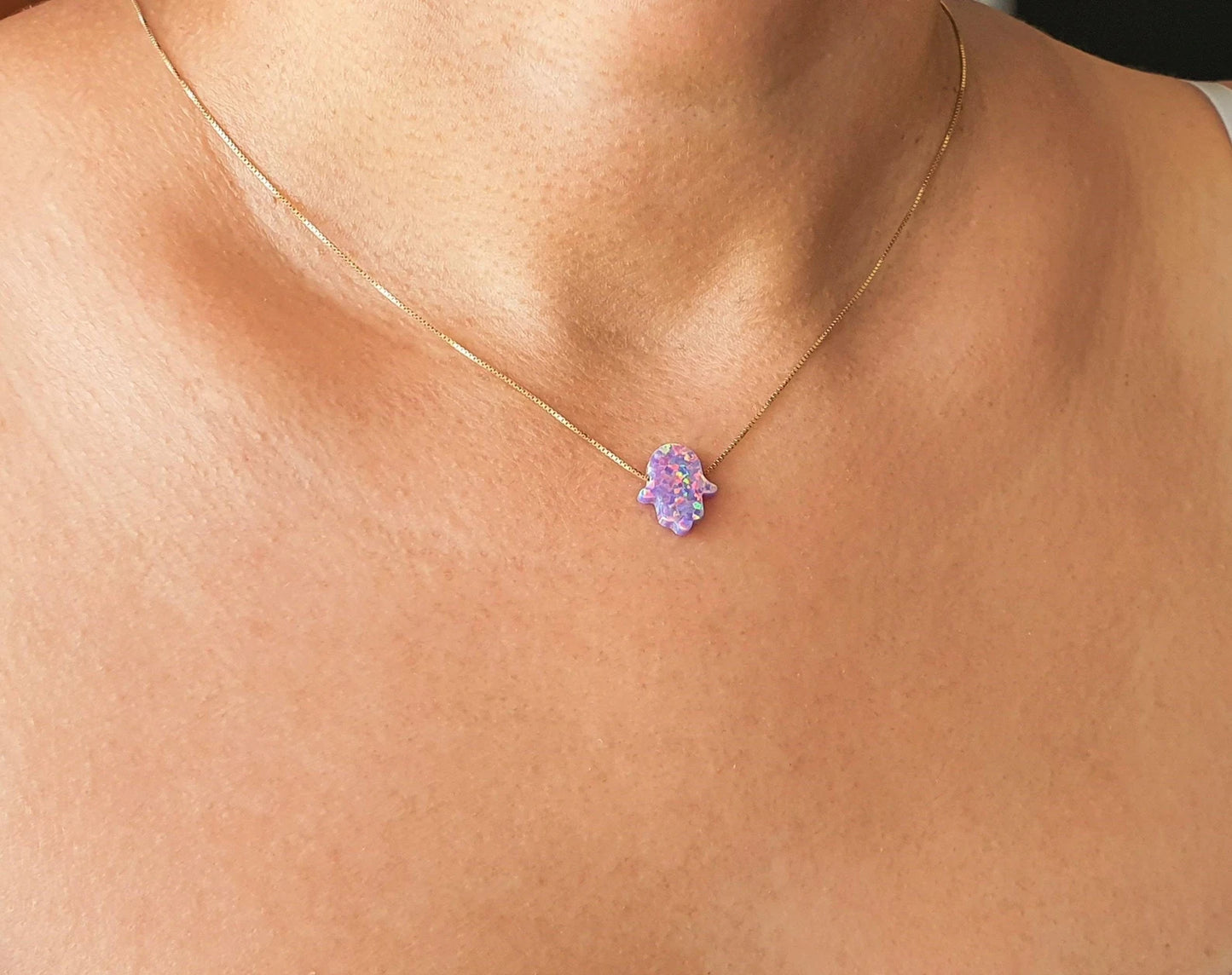 Elvi Opal Necklace