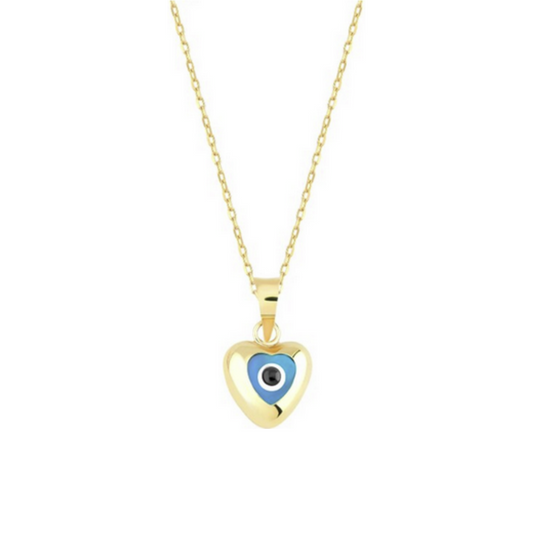 Heart Nazar Necklace