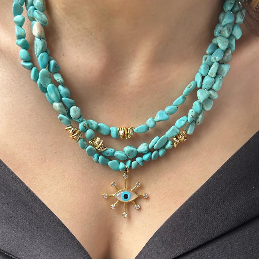 Liyan Nazar Necklace